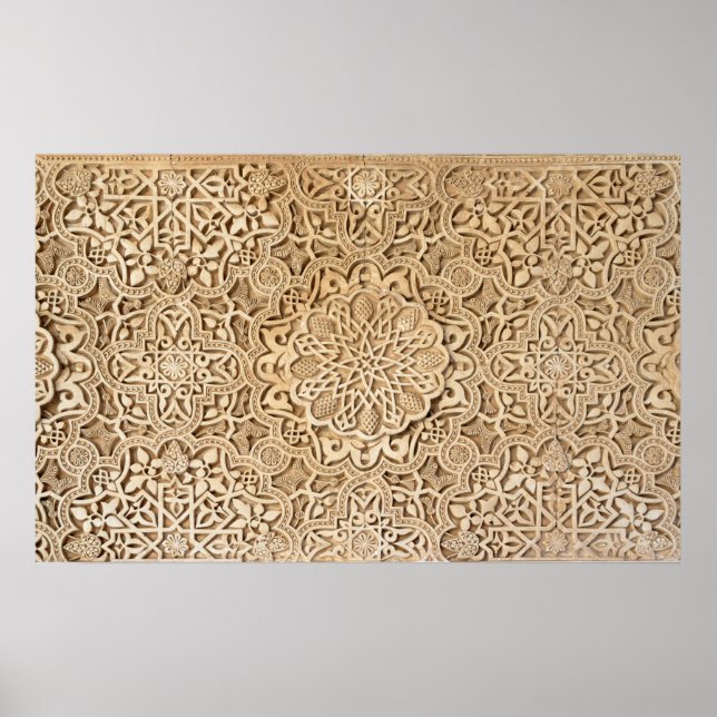 Pôster Padrão Alhambra (Frente)