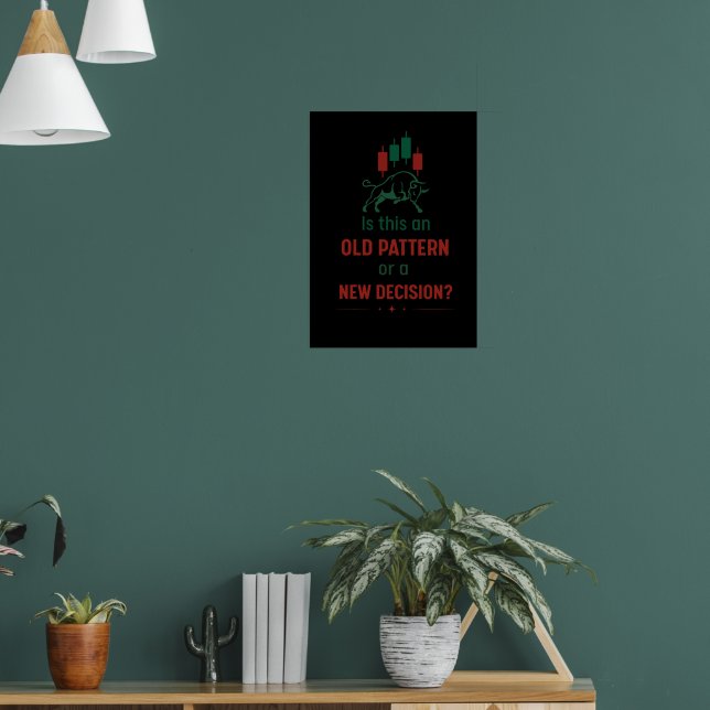 Poster Padrão Antigo ou Nova Decisão? – Mentalidade de Ne (Sala de Estar 1)