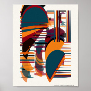 Poster Padrão Bauhaus da Mecânica Quântica