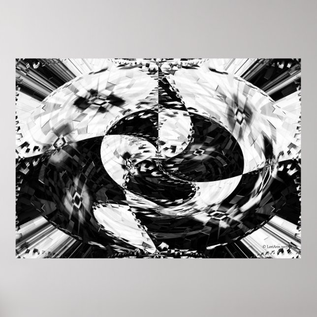 Pôster Padrão Circular 2 (Frente)