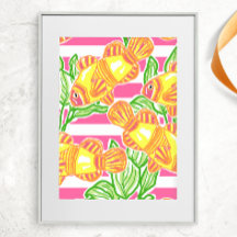 Padrão Colorido de Peixes Tropicais