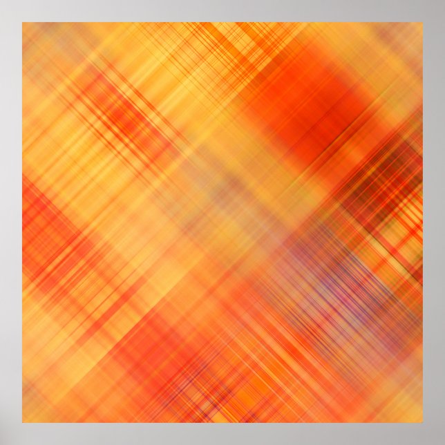 Poster padrão das linhas geométricas de abstrato de arte, (Frente)