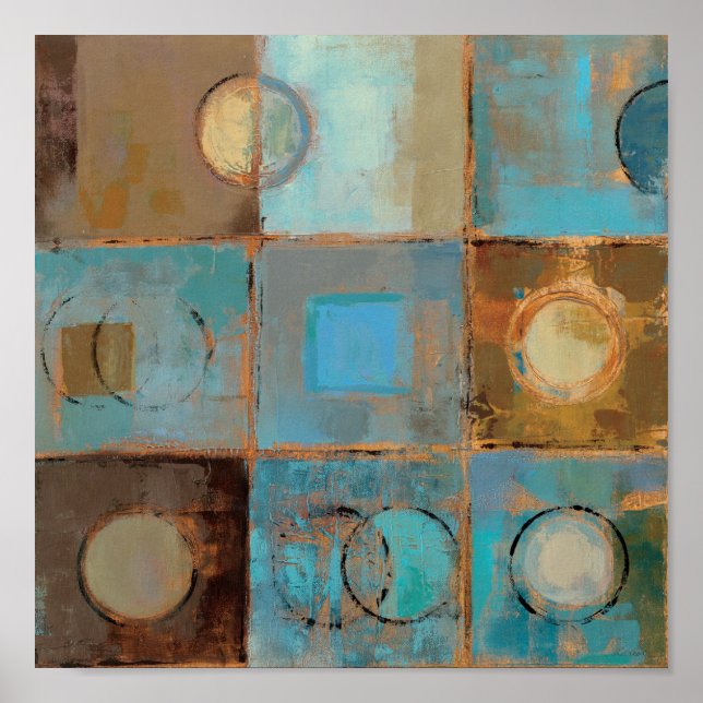 Poster Padrão de abstrato (Frente)