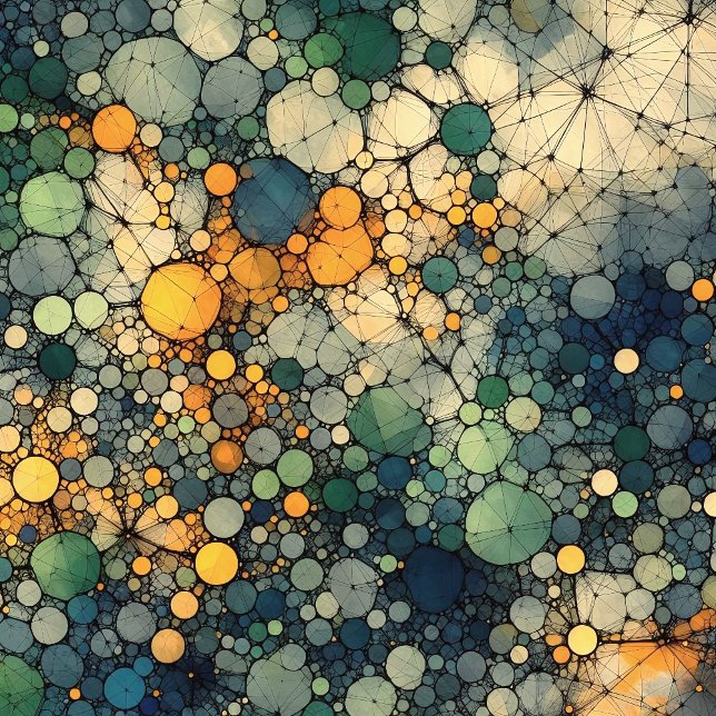 Pôster Padrão de abstrato 5 - AI - Trabalho de arte (Criador carregado)