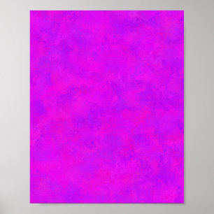 Poster Padrão de Abstrato rosa púrpura