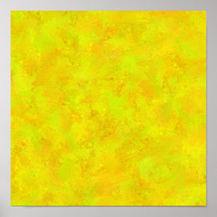 Poster Padrão de Abstrato Verde Laranja Amarelo