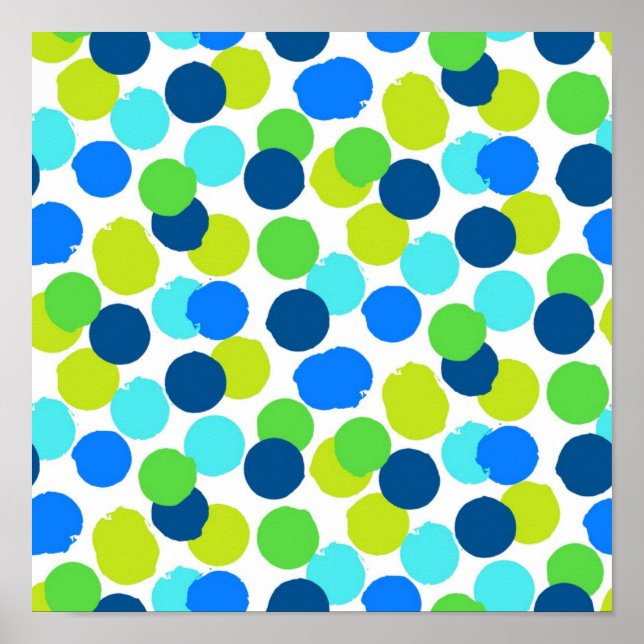 Poster padrão de bolinhas (Frente)