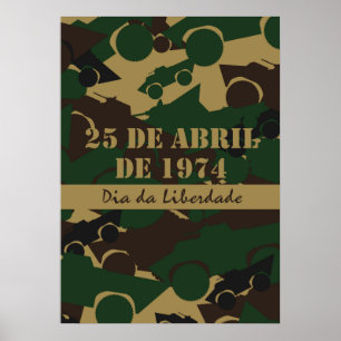 Pôster Padrão de camuflagem de veículos militares
