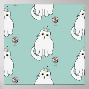 Poster Padrão de Cat