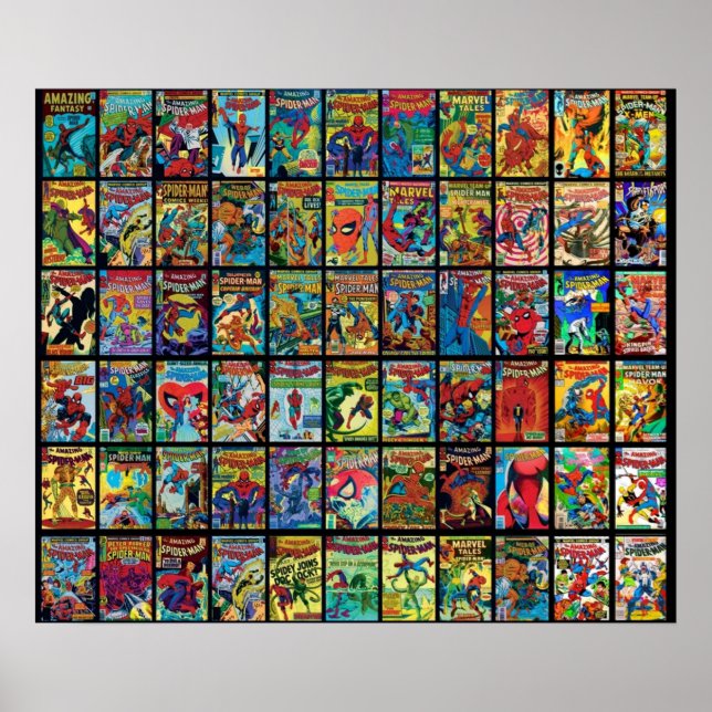 Poster Padrão de Coleção de Livros em Quadrinhos do Super (Frente)