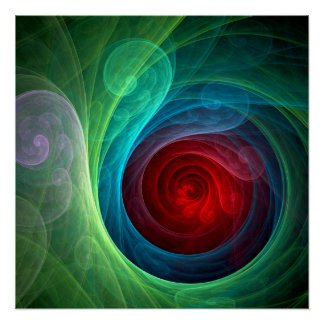 Pôster Padrão de cor de Abstrato de arte flexível de temp
