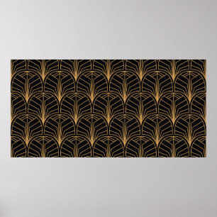 Poster Padrão de Deco de Arte Invisível. Bba minimalís