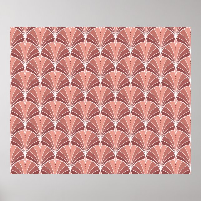 Poster Padrão de Deco de Arte Invisível. Bba minimalístic (Frente)