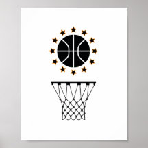 Padrão de equipamento de basquete preto e branco