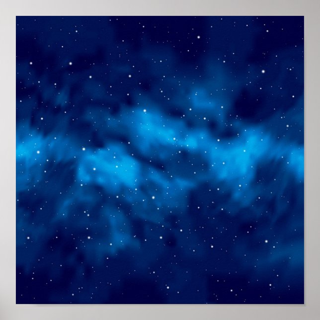 Poster Padrão de espaço (Frente)