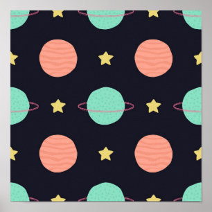 Poster Padrão de espaço