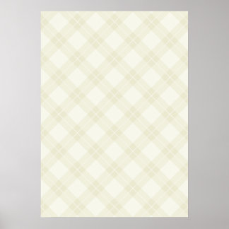 Pôster Padrão de Estilo Branco