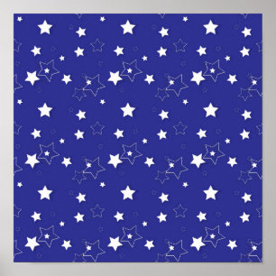 Poster Padrão de estrelas