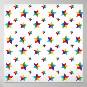 Poster Padrão de estrelas