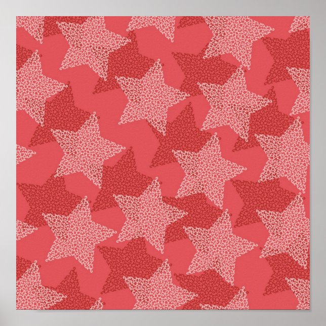 Poster Padrão de estrelas (Frente)