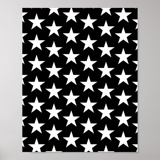 Poster Padrão de estrelas 11 (Frente)