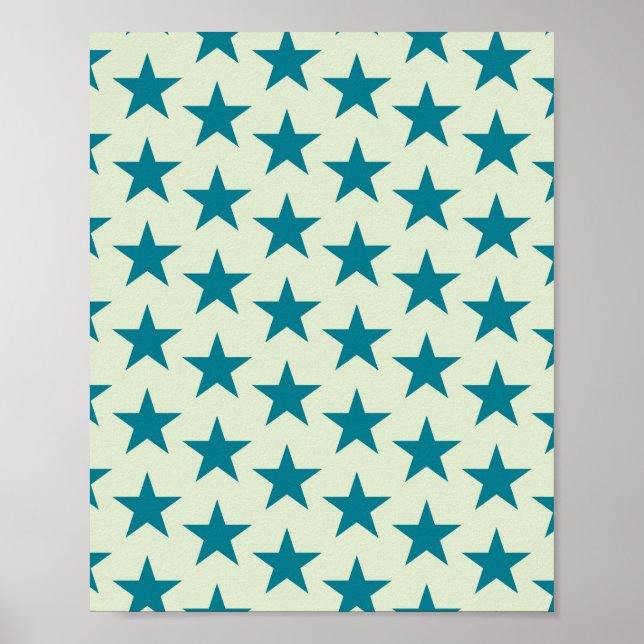 Poster Padrão de Estrelas 6 (Frente)