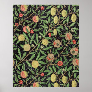Poster Padrão de Fruta de William Morris (1862)