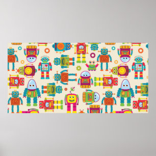 Poster Padrão de Fundo Invisível e Inclinável com Rob Cut