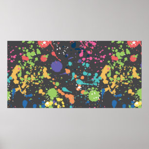Poster Padrão de granulometria sem cor aparente com a co