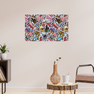 Poster Padrão de Histórias em quadrinhos da Faculdade