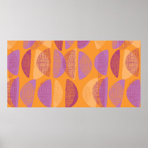 Poster padrão de ilustração do estilo moderno do meio