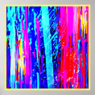 Poster Padrão de Intermitência de Cores