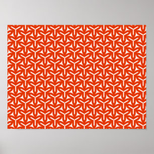 Poster Padrão de lâminas gótico