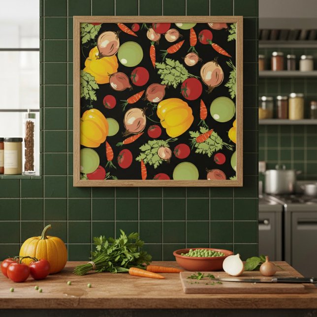 Poster Padrão de Legumes (Criador carregado)