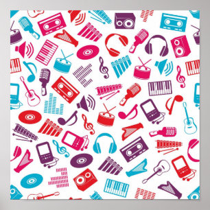 Poster Padrão de música