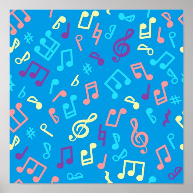 Poster Padrão de música (Frente)