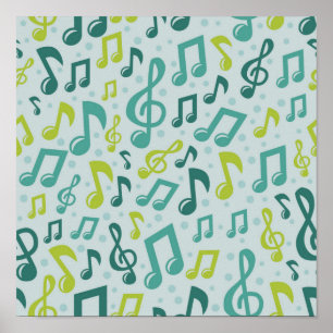 Poster Padrão de música