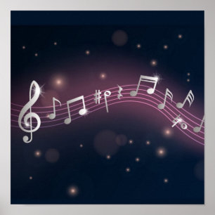 Poster Padrão de música