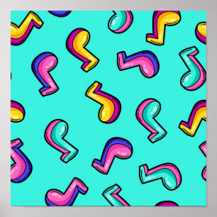 Poster Padrão de música