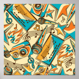 Poster Padrão de música