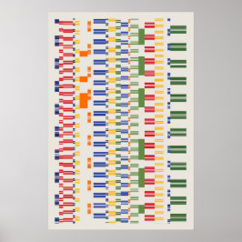 Poster Padrão de números de Ramanujan