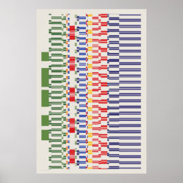 Poster Padrão de números de Ramanujan