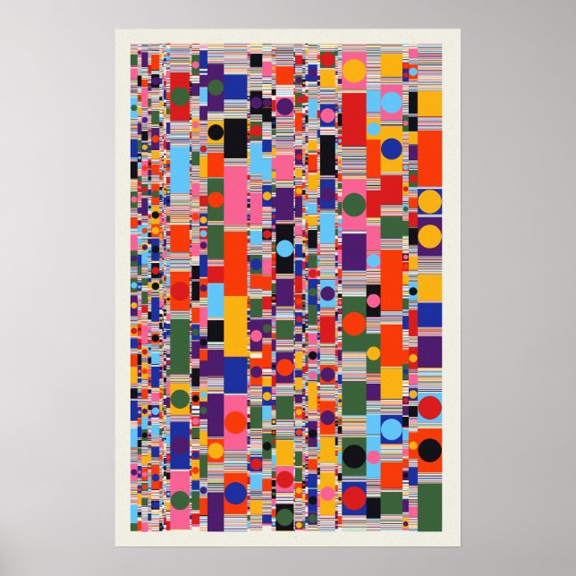 Poster Padrão de Números de Ramanujan Design  (Frente)