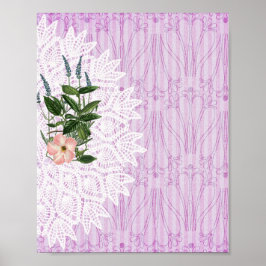 Poster Padrão de papel digital 4