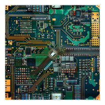 Padrão de PCB intricado