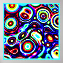 Padrão de pulso de neon vibrante