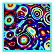 Padrão de Pulso Neon Vibrante