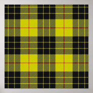 Poster Padrão de tartan MacLeod