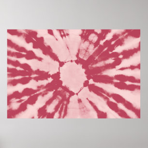 Poster Padrão de tingimento de tecido de algodão estampad