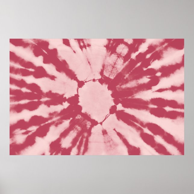 Poster Padrão de tingimento de tecido de algodão estampad (Frente)